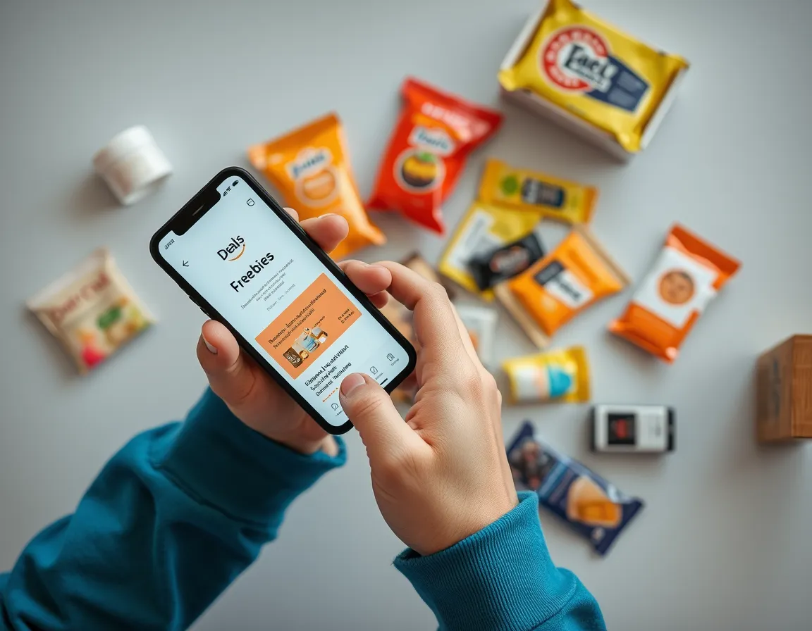Browsing deals on phone